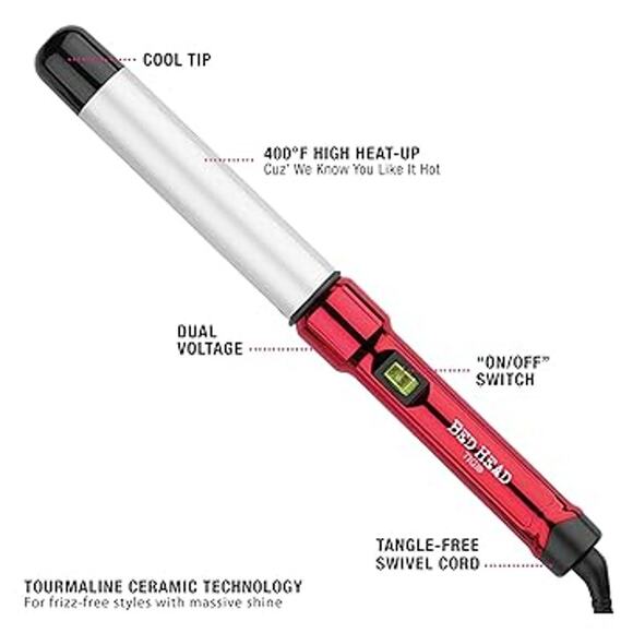 Bed Head Tigi 1 ¼” Curlipops Clamp-Free Ceramic Curling Wand Iron - Picture 2 of 6